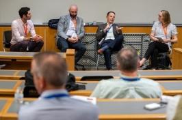 Peter Zaimes speaks during Business Analytics Conference 2023 at UNH Paul College.